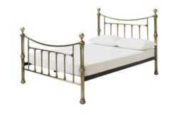 Heart of House Mason Double Bed Frame - Antique Brass.